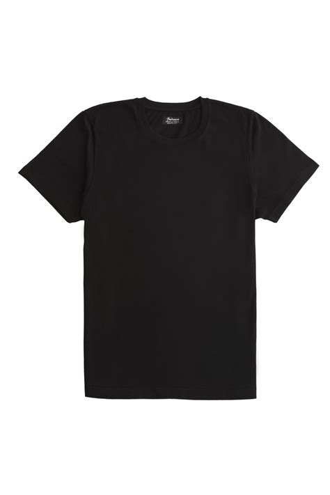 Plain Black Shirt Front And Back