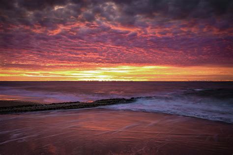 Sunrise Rockaway Beach New York Photograph By Mike Deutsch Fine Art