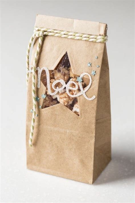 Décorer un petit sachet kraft - idées originales pour un sac cadeaux