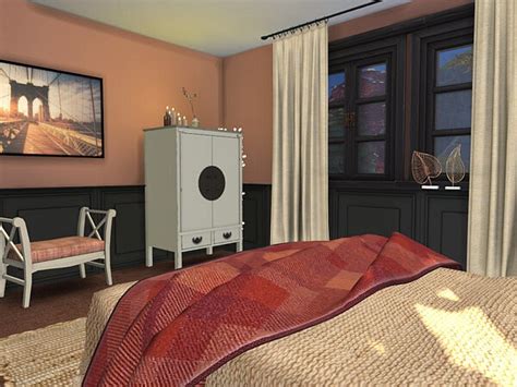 Pumpkin Purple Bedroom By Fredbrenny From Tsr • Sims 4 Downloads