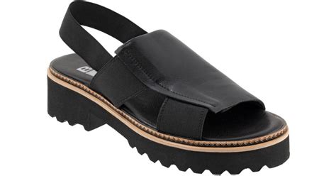 Bueno Amy Slingback Platform Sandal In Black Lyst