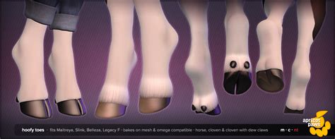 Hoofy Toes Female Mod Ify Apricot Paws