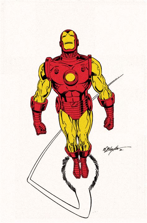 Classic Iron Man By Spytroop On Deviantart Iron Man Comic Iron Man