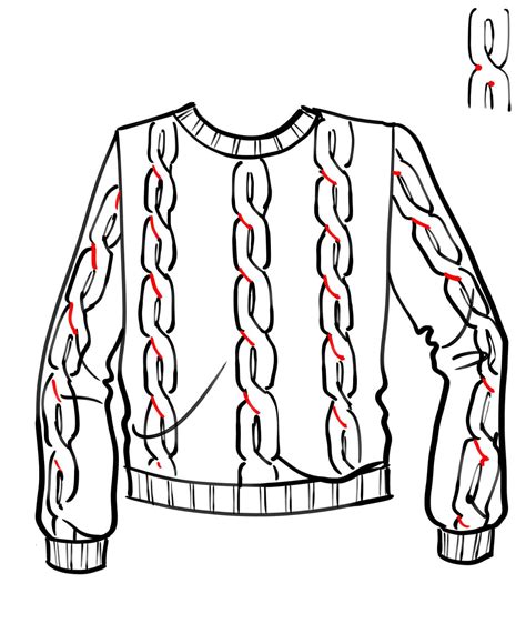 This knitting pattern is for an experienced knitter. How to Draw a sweater | Sweaters, Basic outfits, Drawing ...