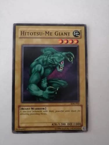 Hitotsu Me Giant Yu Gi Oh Mercadolibre