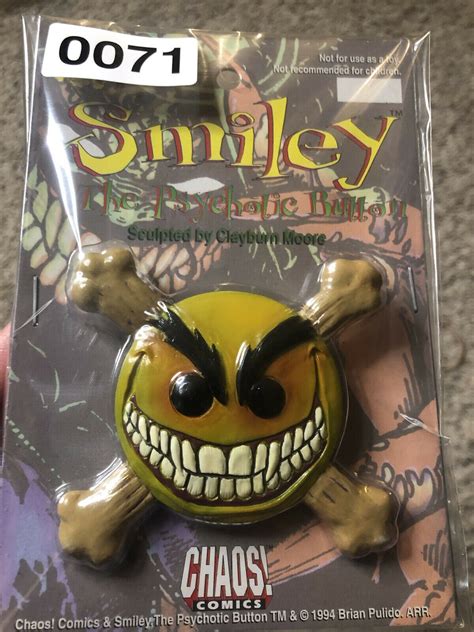 Mavin Vintage Evil Ernie Smiley Face Pin Rare Original Psychotic