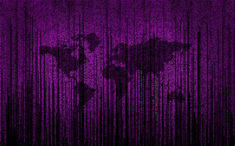 2k Free Download Purple World Map Purple Digital Background World