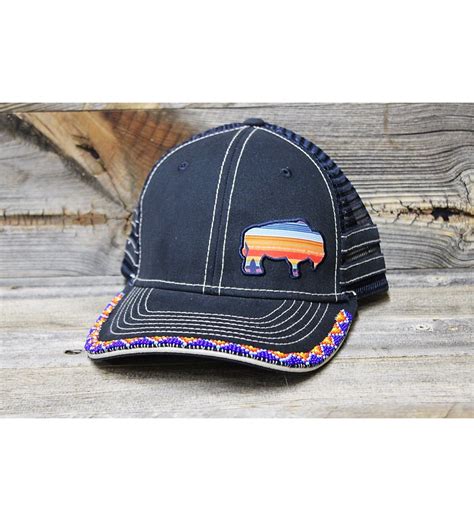 Sl Asst Beaded Choctaw Seal C Cap The Choctaw Store