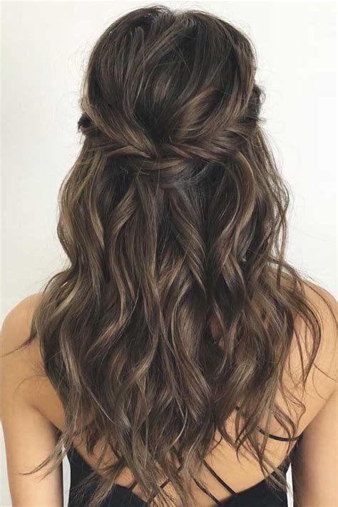 Unique Cute Half Up Down Hairstyles For Weddings