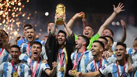 Tears And Unrestrained Joy Argentina Are The Champions Of The World