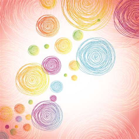 Colorful Circle Abstract Background Vectors Images Graphic Art Designs