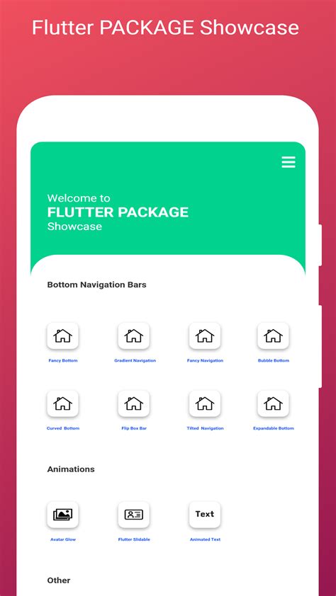 Flutter Packages Plugins Showcase