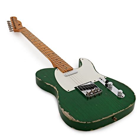 Fender Custom Shop Heavy Relic 57 Telecaster Emerald Green At Gear4music