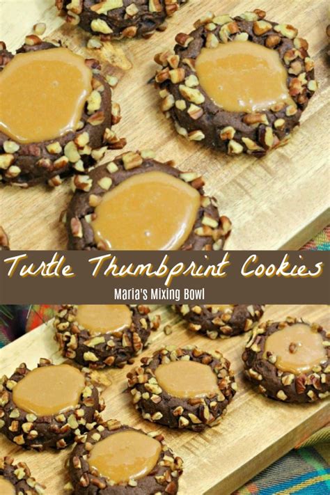 Turtle Thumbprint Cookies Maria S Mixing Bowl