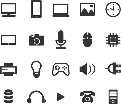 Download Icons Technology Devices Royalty Free Vector Graphic Pixabay