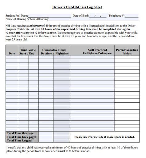 A credit card authorization form serves 2 primary purposes that play a large and important role for businesses and merchants. Driver Log Sheet Template | charlotte clergy coalition