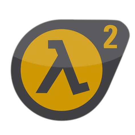 Logotipo Negro Y Amarillo De Half Life Png Transparente Stickpng My