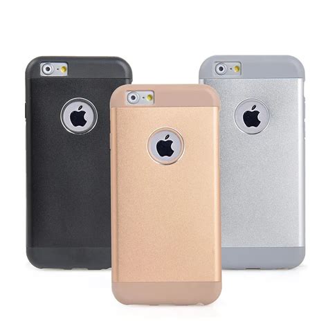 Tpu Metal Soft Protective Case For Apple Iphone 6 Cover 47 Fashion