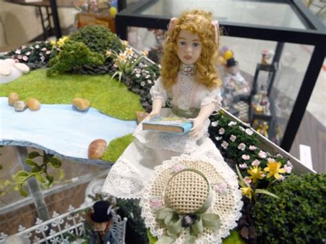 Miniature Alice In Wonderland Scene By Sharon Suddeth Doll By Marla