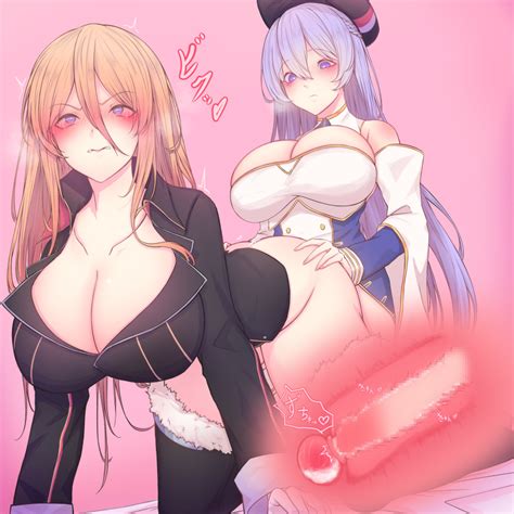 Rule 34 1futa 1girls Absurdres All Fours Ass Ass Grab Azur Lane Big