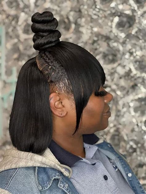 Sassy Half Up Half Down Quick Weave Hairstyles To Try