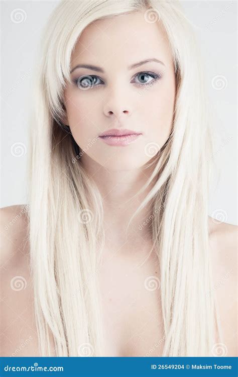 Bleached Beauty Stock Photo Image Of Caucasian Care