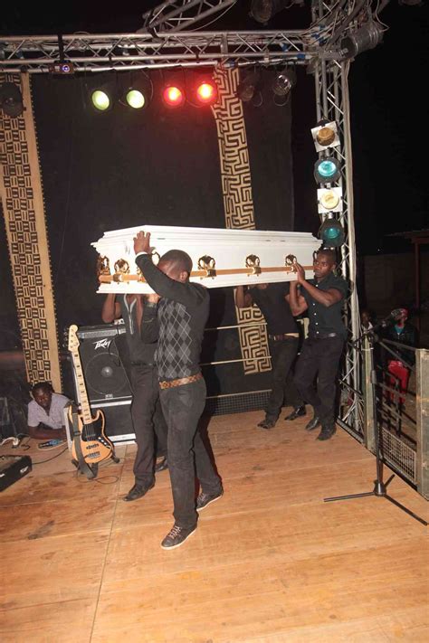 Ruff Kaida Arrives On Stage In A Coffin At His Album
