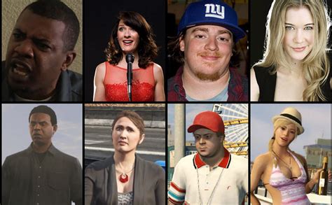Voice Actors And Their Virtual Dopplegangers In Gta 5