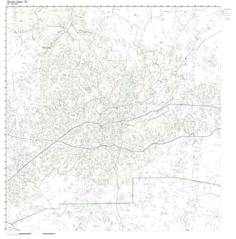 Zip Code Wall Map Of Winston Salem Nc Zip Code Map Laminated Amazon