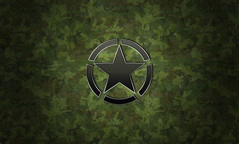 1920x1080 Resolution Gray Star Logo Military Army Gear Hd Wallpaper