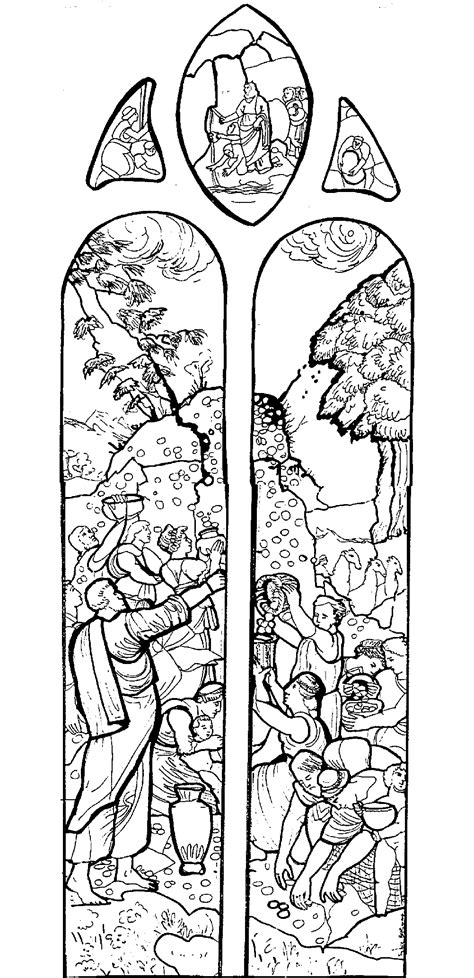 Medieval Stained Glass Coloring Pages Coloring Home