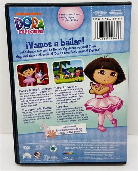 Dora The Explorer Doras Ballet Adventures Dvd 2011 97361453644 Ebay
