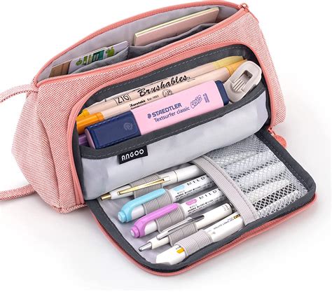 Easthill Big Capacity Pencil Case Large Pencil Pen Pouch Bag High