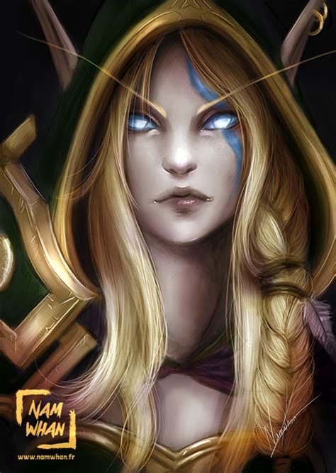 alleria windrunner by namwhan k world of warcraft characters fantasy characters elven woman