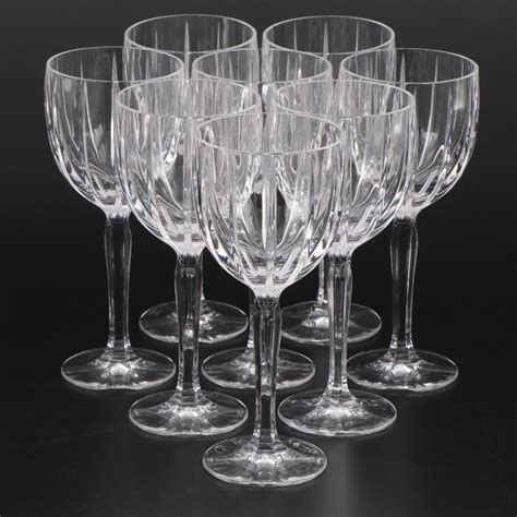 Marquis By Waterford Omega Crystal Water Goblets Set Of Eight Ebth
