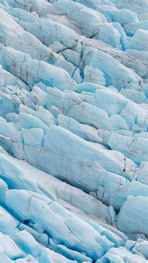 Download Wallpaper 1350x2400 Crevasses Glaciers Ice Snow Iphone 87