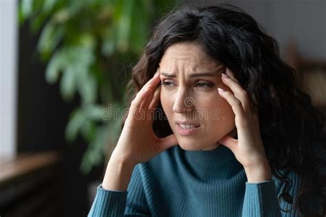 Stressed Woman Suffer From Nervous Breakdown Anxiety Frustrated By
