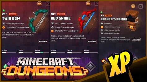 Here we take a look at the different weapon types and assess the advantages and disadvantages of each one. MINECRAFT DUNGEONS - 10 RARE UNIQUE WEAPONS TO GET! - YouTube