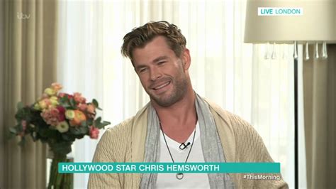 This Morning Viewers Cringe As Chris Hemsworths Hammer Is In Demand