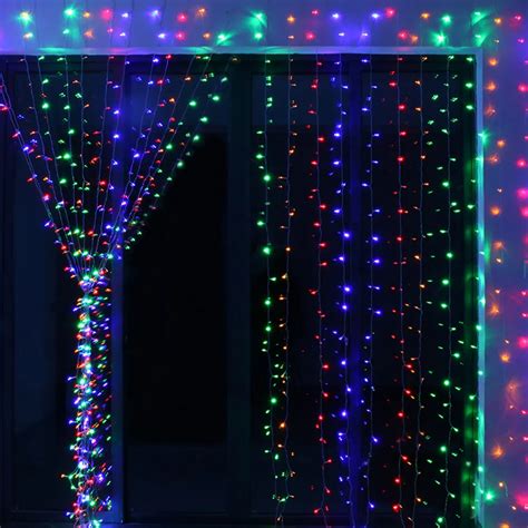 Wholesale 6m X 3m 600 Bulbs Christmas Led Curtain String Lights