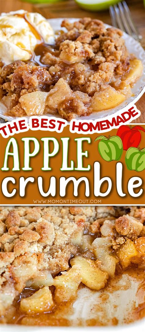 The BEST Apple Crumble Quick Easy Mom On Timeout
