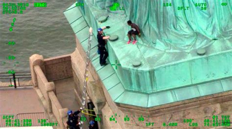 Statue Of Liberty Climber Awaits Court Appearance