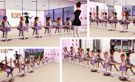 Ballet Class Poses Sims 4 Children Sims 4 The Sims 4 Packs