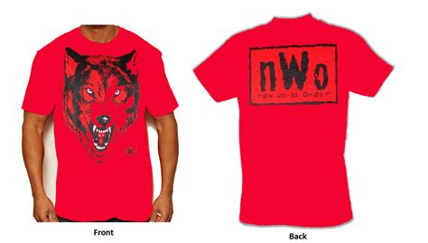 Red Nwo Wolfpack Shirt Kevin Nash Hulk Hogan Razor Ramone T Shirts