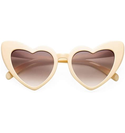 Vintage Heart Shaped Sunglasses For Women Clout Goggle Kurt Cobain