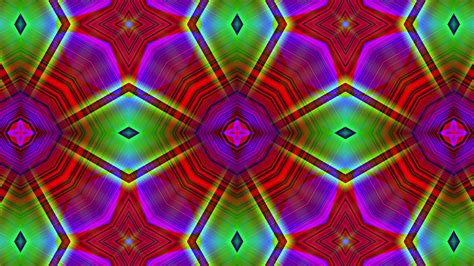 Free Download Geometric Kaleidoscope Background Free Colorful Hd Motion