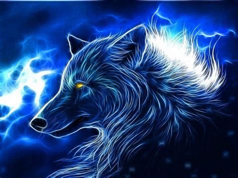 Wow Wolf Wallpaper Neon Wallpaper Wolf Room Street Mural Picture