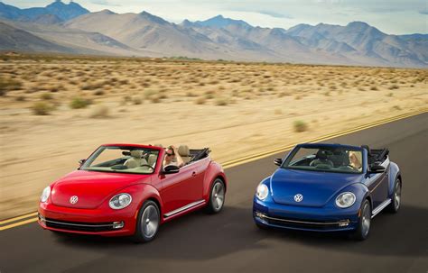 Review 2013 Volkswagen Beetle Convertible Brings The Past Into The Future