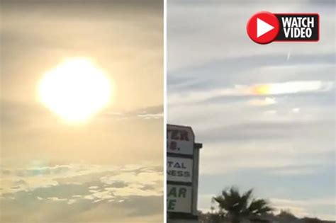 Bizarre Second Sun Spotted Breaking Through Clouds Sparks Nibiru