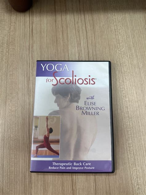 Yoga For Scoliosis Dvd By Elise Browning Miller Everything Else